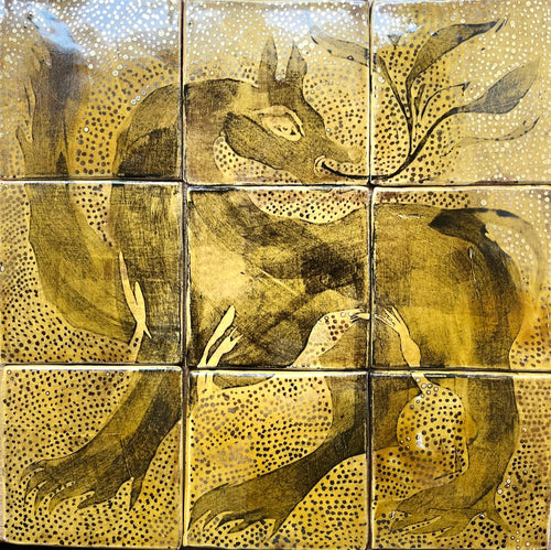 'Honey beast' small tile panel
