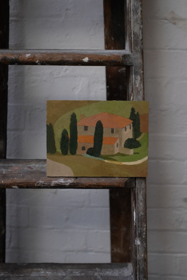 House in Poplar Trees