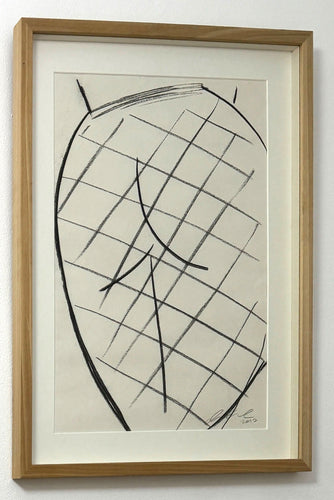 Charcoal  Medium Studio Nude I (Framed)