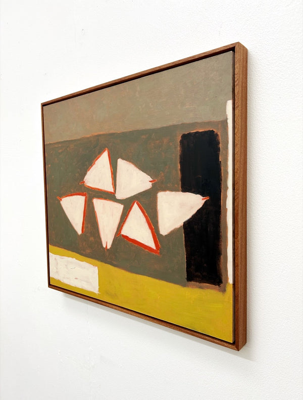 Triangle Pears (Framed)