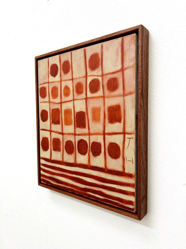 Dots Bordeaux (Framed)