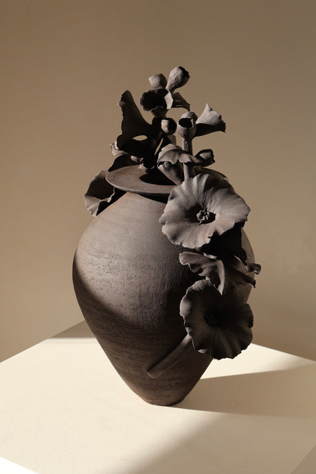 Hollyhock Pot II