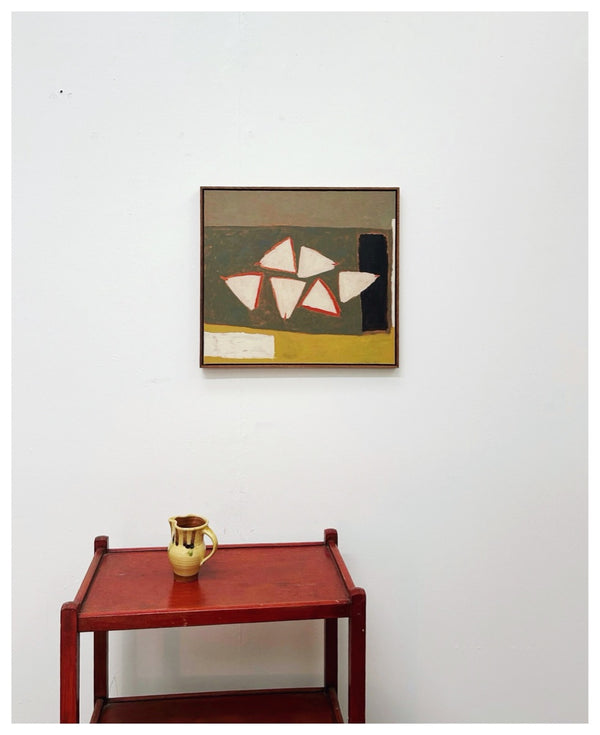 Triangle Pears (Framed)