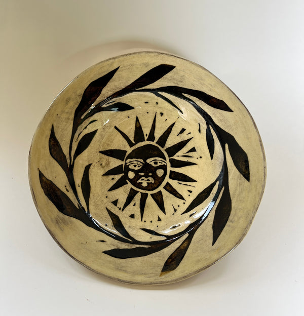 Sun dish sepia