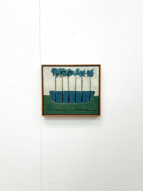 Blue Boat (Framed)