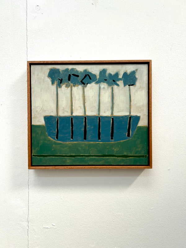 Blue Boat (Framed)