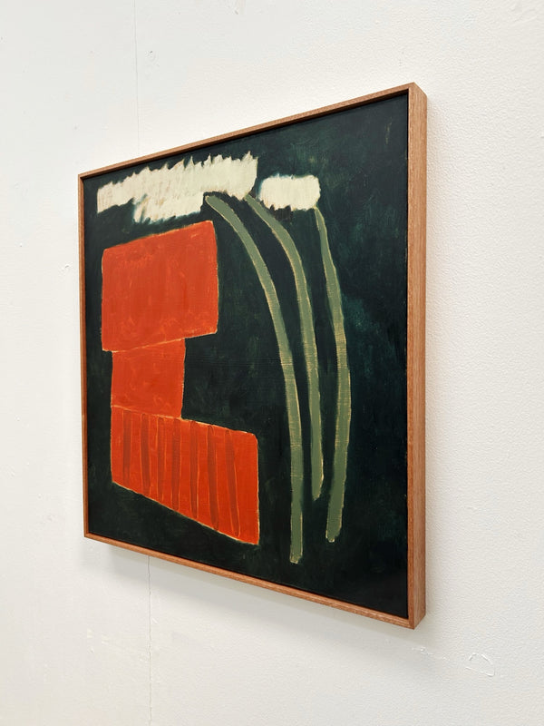 Building Blocks with Flowers (Framed)