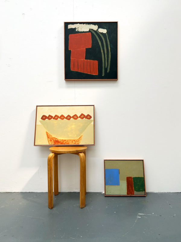 Building Blocks with Flowers (Framed)