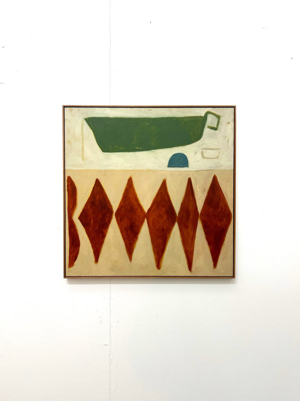Jug over Diamonds (Framed)