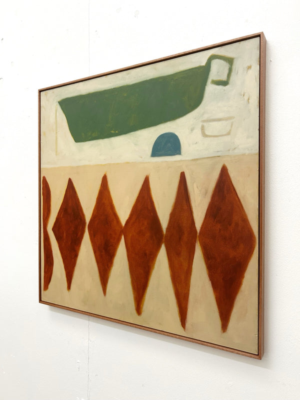 Jug over Diamonds (Framed)