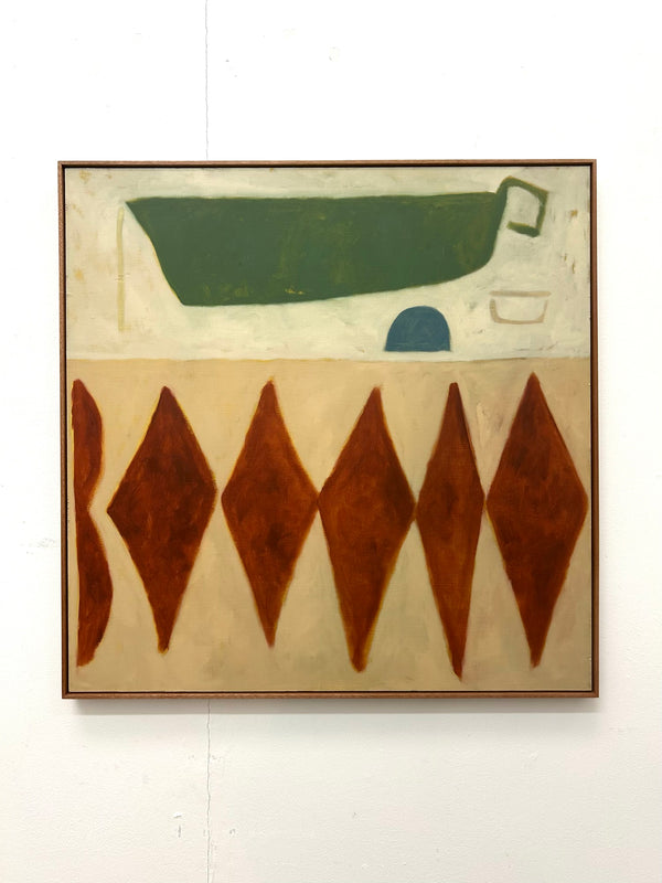 Jug over Diamonds (Framed)