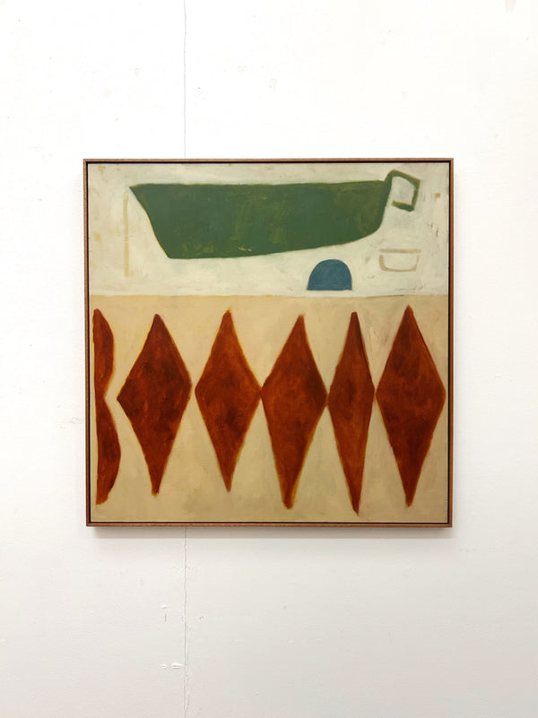 Jug over Diamonds (Framed)
