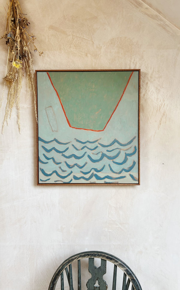 Where the Land met the Sea (Framed)