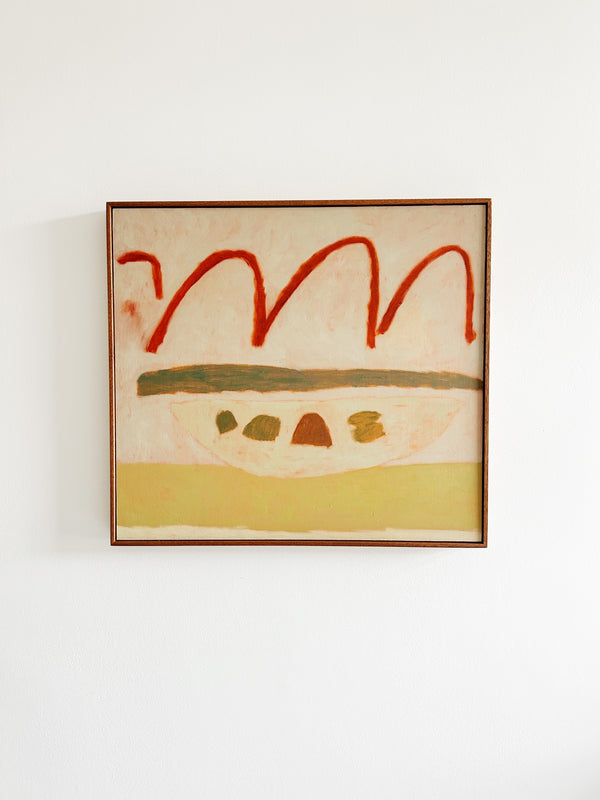 Burrows under Hills (Framed)