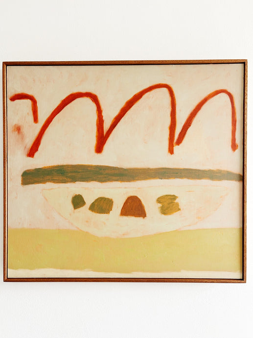 Burrows under Hills (Framed)