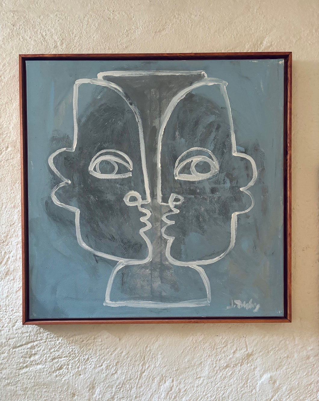 The face vase (Framed)