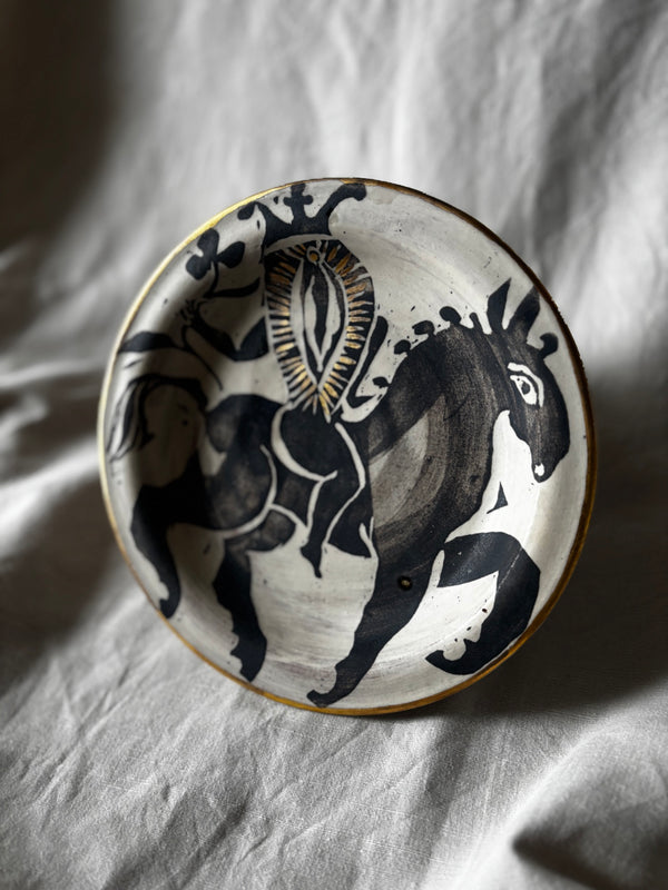 Vulva on horseback