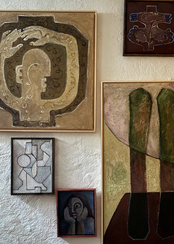 The curly man (Framed)