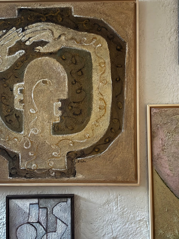 The curly man (Framed)