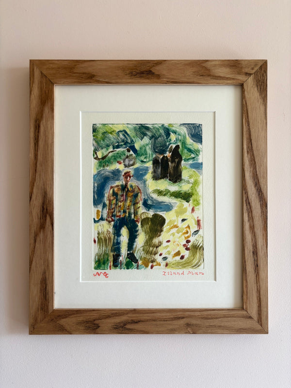 Island man (Framed)