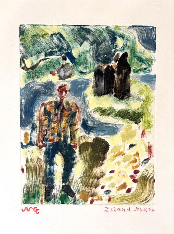 Island man (Framed)