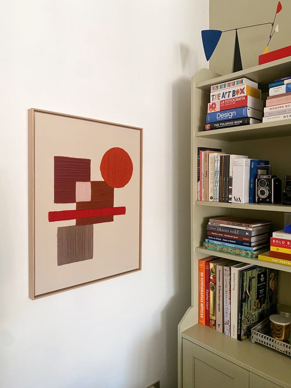 Large Abstract Composition (Framed)
