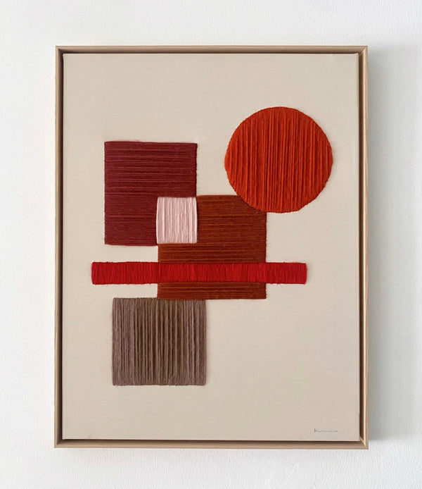 Large Abstract Composition (Framed)