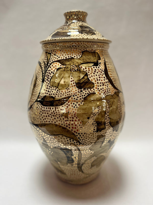 Large floral urn #1