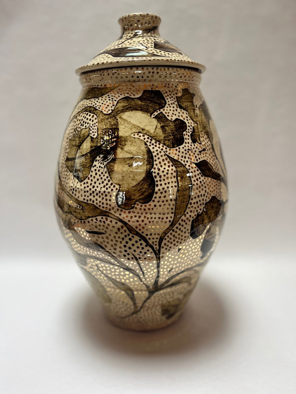Large floral urn #2
