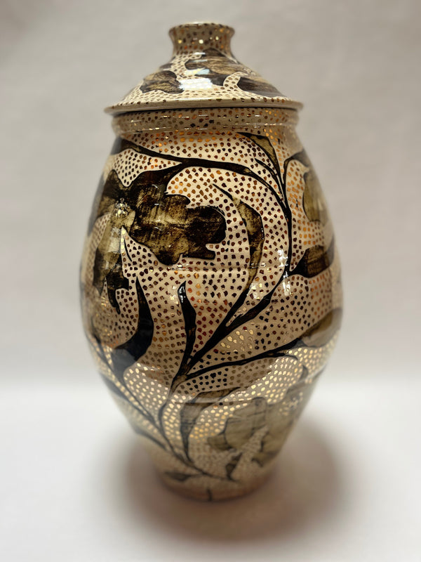 Large floral urn #1