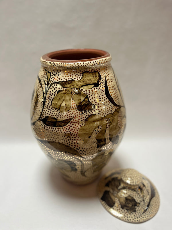 Large floral urn #1