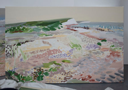 Collecting Rocks At Seven Sisters Coast