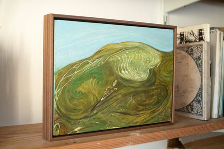 Mapped Landscape (III) (Framed)