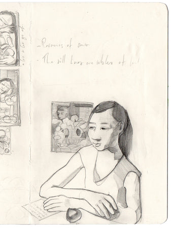 Meals I Remember, Sketchbook study