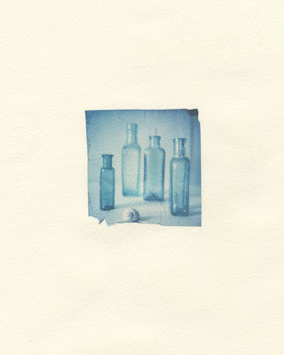 Medicine Bottles III (Framed)