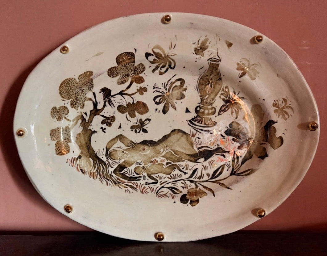Milk and moths platter