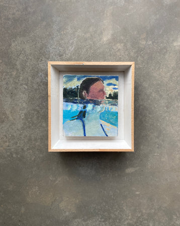 Myself, Swimming (Framed)