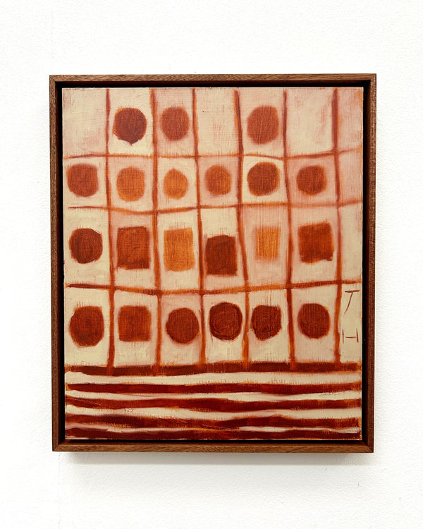 Dots Bordeaux (Framed)