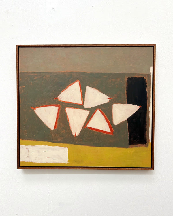Triangle Pears (Framed)