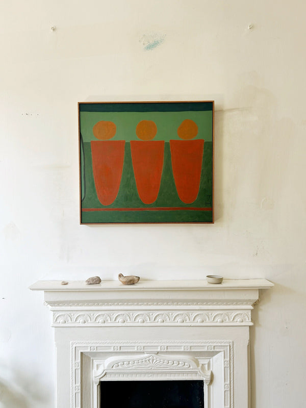Orange Float (Framed)