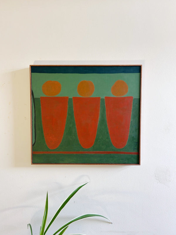 Orange Float (Framed)