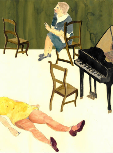 Piano Lessons I (Framed)