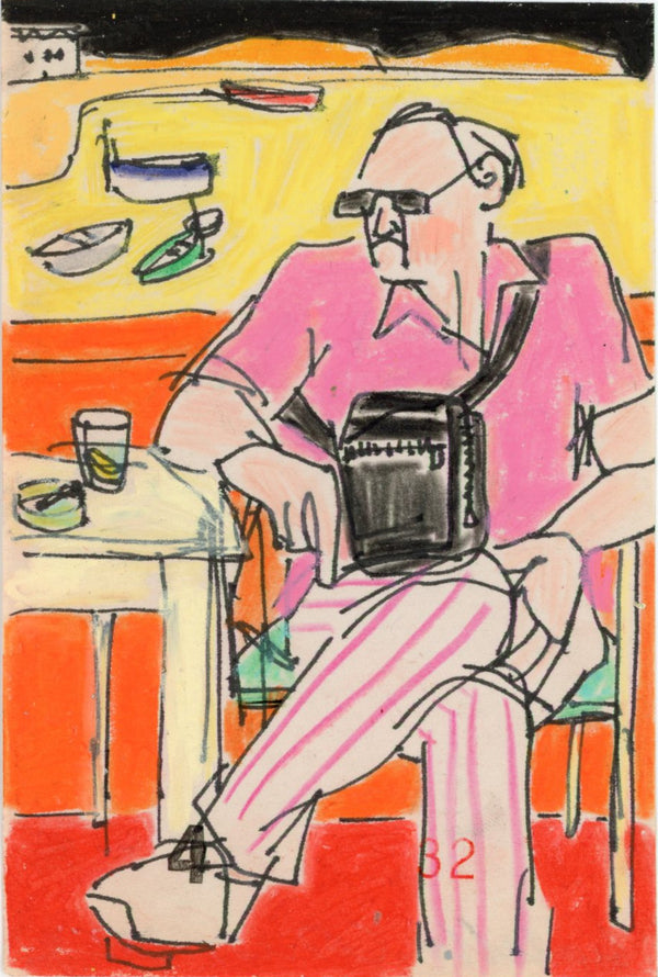 Pink Polo (Framed)