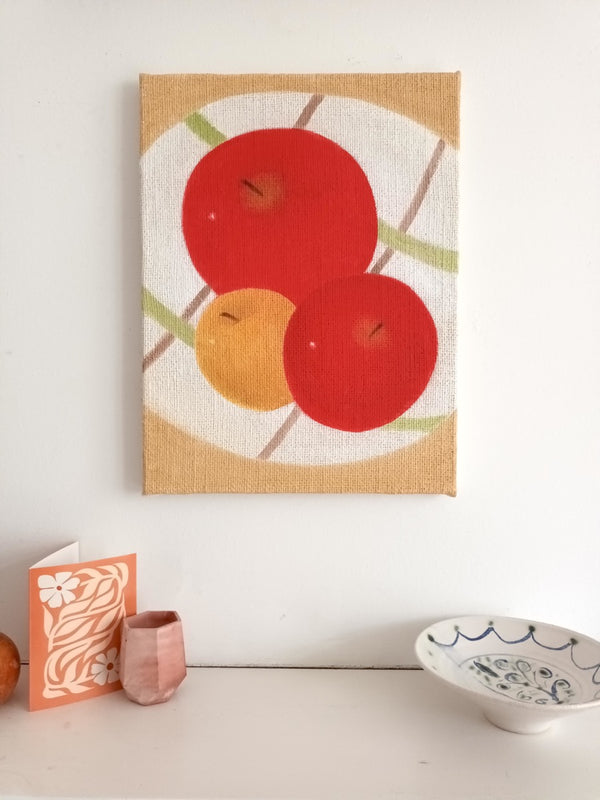Plate of apples