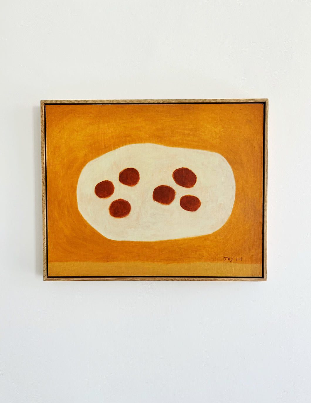 Plums on Plate (Framed)