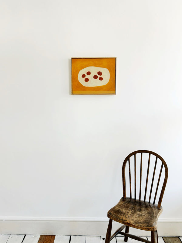 Plums on Plate (Framed)