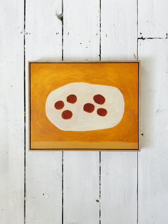 Plums on Plate (Framed)