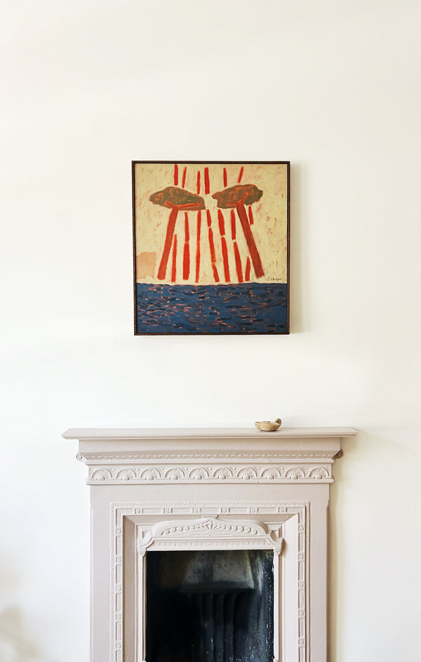 Red Pour (Framed)