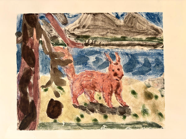 Red Squirrel (Framed)
