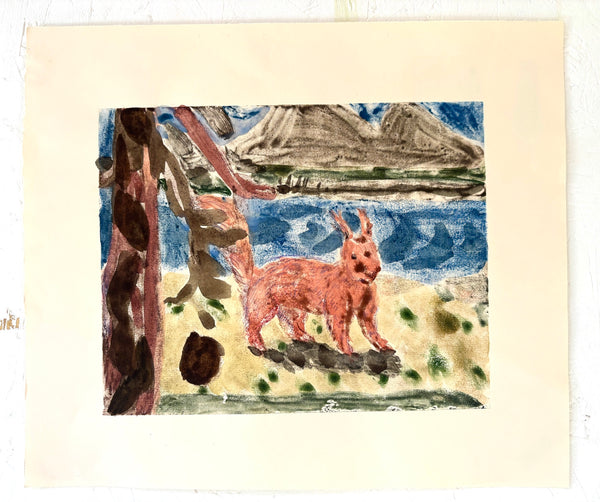 Red Squirrel (Framed)